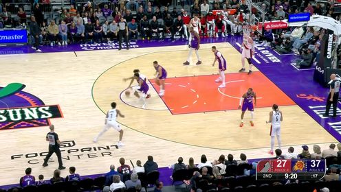 《NBA全场集锦》疯狂找对抗 夏普肌肉缠斗借力打力完成2+1无解干拔