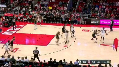 《休斯敦火箭》NBA常规赛：篮网vs火箭第3节中文解说回放