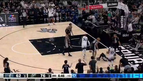 《圣安东尼奥马刺》【回放】NBA常规赛：森林狼vs马刺第3节英文原声回放