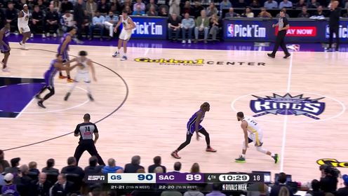 《NBA全场集锦》若想擒贼必要先擒王 基根-穆雷无情大帽扇飞库里