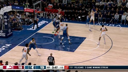 《NBA全场集锦》后仰美如画！穆雷持球单挑突破内线 潇洒出手中投落袋