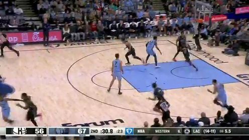 《NBA全场集锦》NBA常规赛：篮网vs灰熊英文原声全场回放