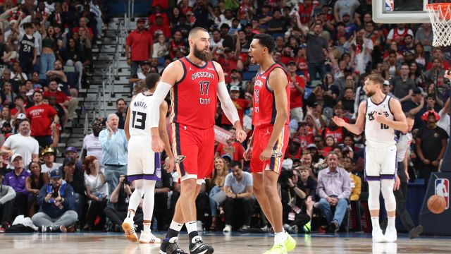 国王98-105鹈鹕 鹈鹕主场战胜国王完成赛季横扫挺进季后赛