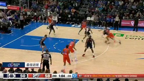 《俄克拉荷马雷霆》【回放】NBA常规赛：快船vs雷霆第4节中文解说回放