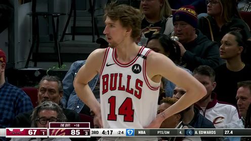 《NBA骑士》【回放】NBA常规赛：公牛vs骑士第3节英文原声回放