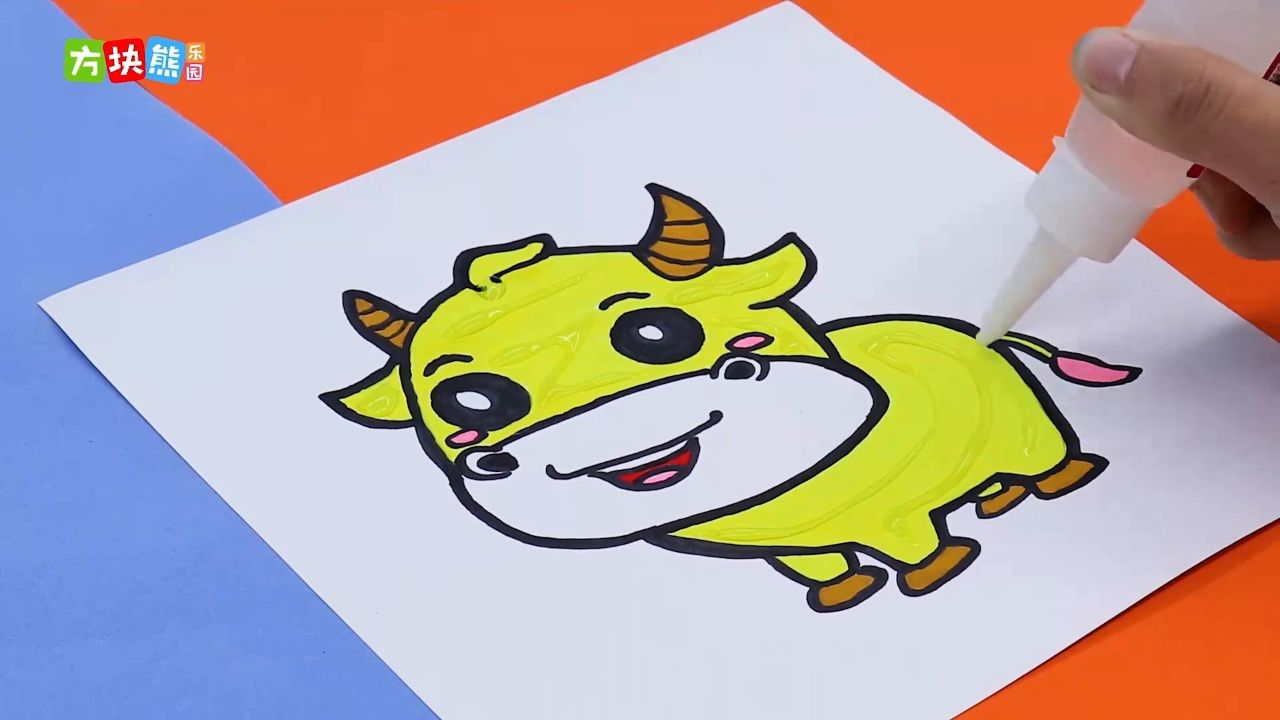 方块熊简笔画 牛_15精彩片段