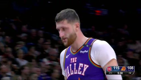 《菲尼克斯太阳》NBA常规赛：活塞vs太阳第4节中文解说回放
