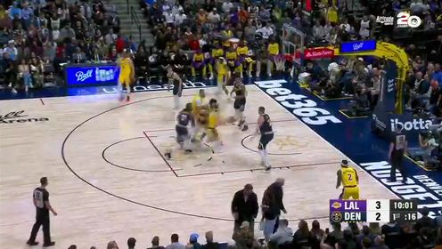 《丹佛掘金》【回放】 NBA常规赛：湖人vs掘金第1节英文原声回放