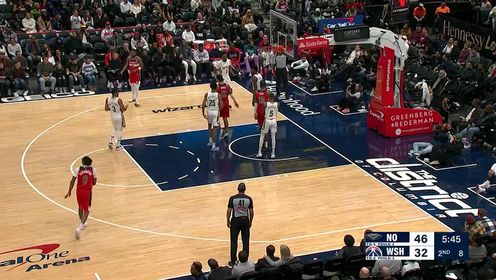 《NBA全场集锦》【回放】NBA常规赛：鹈鹕vs奇才第2节英文原声回放