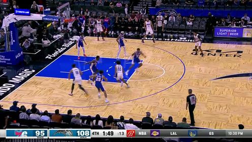 《NBA全场集锦》【回放】NBA季前赛：76人vs魔术第4节英文原声回放