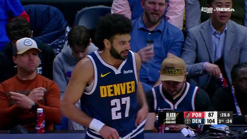 《丹佛掘金》【回放】NBA常规赛：开拓者vs掘金第3节英文原声回放