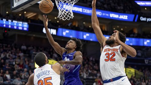 《NBA全场集锦》【纯享】尼克斯vs爵士精华回放 马尔卡宁34分率队主场轻取尼克斯