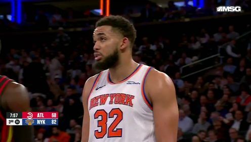 《NBA全场集锦》【回放】NBA常规赛：老鹰vs尼克斯第3节英文原声回放