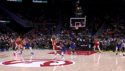 《NBA全场集锦》柳暗花明又一村 约翰逊送出神仙球压哨命中
