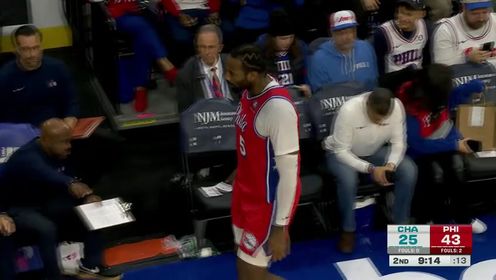 《费城76人》【回放】NBA常规赛：黄蜂vs76人英文原声全场回放