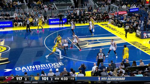 《NBA全场集锦》送分题？阿德巴约抢断反击一条龙扣篮