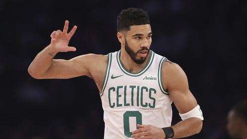 《NBA全场集锦》【球星】塔图姆vs尼克斯集锦 全场拿下32+7+5投篮22中11命中关键三分绝平