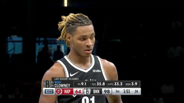 NBA季前赛：耶路撒冷夏普尔vs篮网第3节中文解说回放