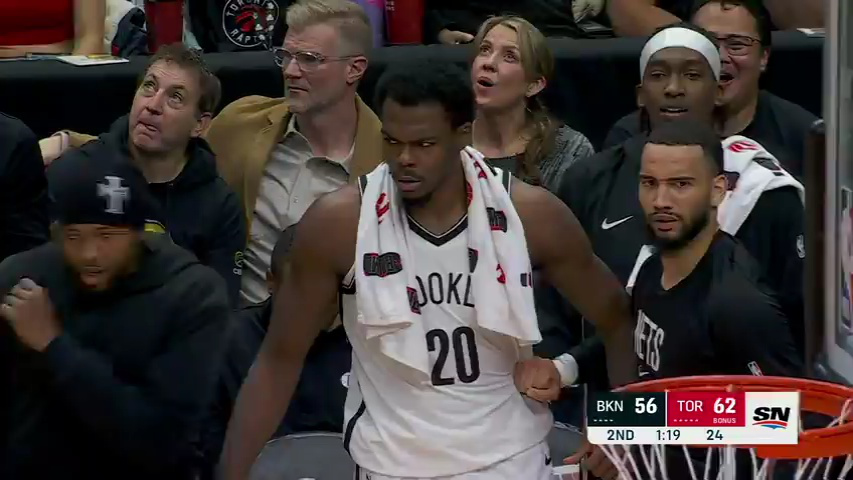 篮网vs猛龙第2节英文原声回放