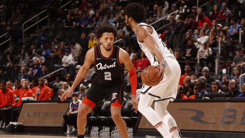 《NBA全场集锦》【原声】篮网118-112活塞 坎宁安空砍41难阻球队27连败创纪录