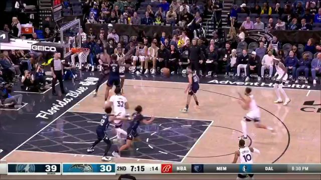 NBA常规赛：森林狼vs魔术第2节中文解说回放
