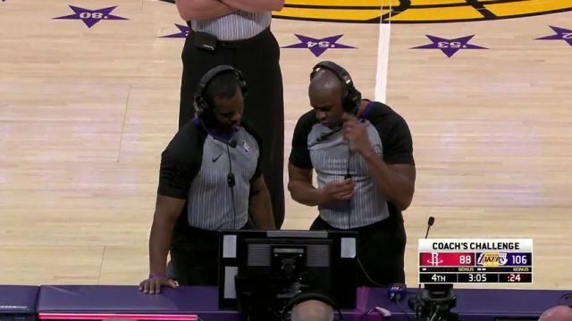 NBA常规赛：火箭vs湖人第4节中文解说回放