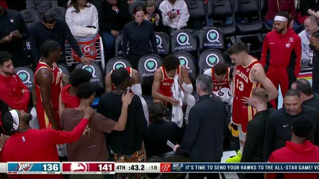 雷霆vs老鹰第4节中文解说回放