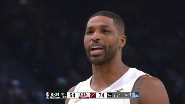 NBA常规赛：篮网vs骑士第3节中文解说回放