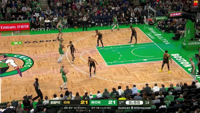 手感已经滚烫到不可阻挡 杰伦-布朗三记三分弹无虚发