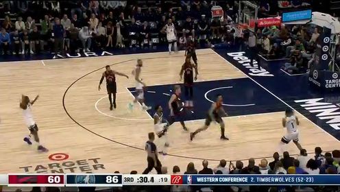 《NBA全场集锦》NBA常规赛：猛龙vs森林狼第3节中文解说回放