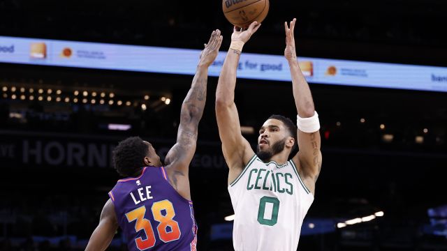 塔图姆vs太阳集锦 全场29+10+7里突外投高效表现