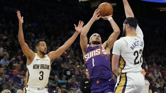 鹈鹕113-105太阳 锡安麦科勒姆合砍60分力压三巨头81分