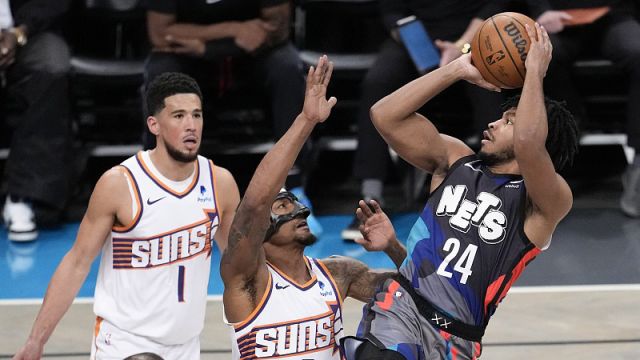 托马斯vs太阳集锦 全场25分全面得分手段完全展现