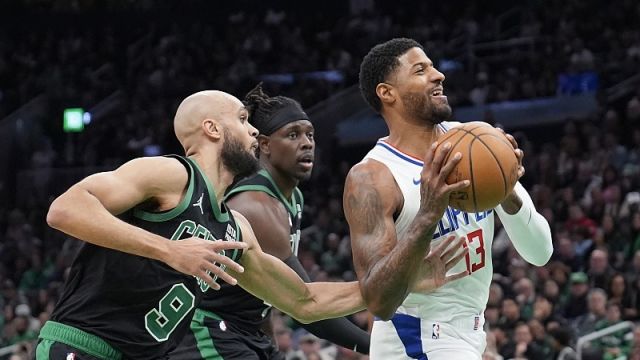 乔治vs凯尔特人集锦 全场17+6中投+三分皆有高效表现