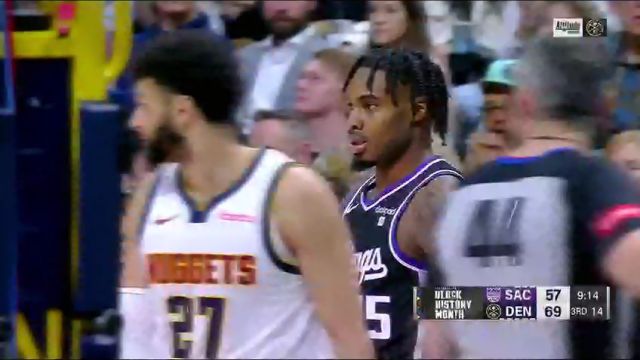 NBA常规赛：国王vs掘金英文原声全场回放