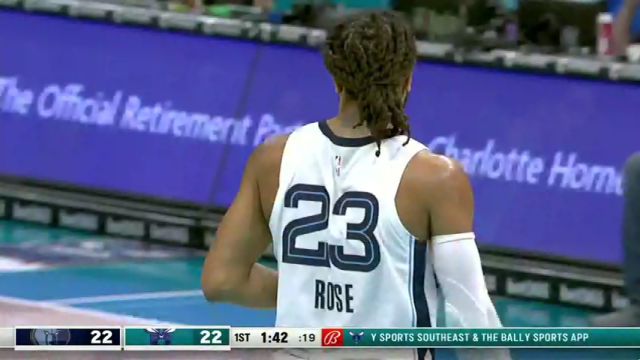 NBA常规赛：灰熊vs黄蜂第1节中文解说回放