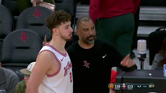 NBA常规赛：太阳vs火箭第4节英文原声回放