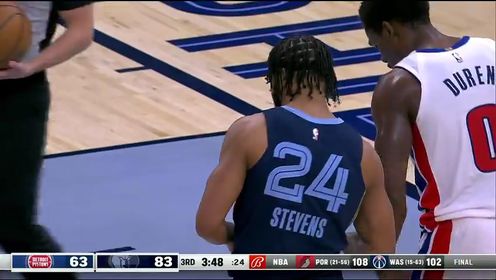 《NBA全场集锦》【回放】活塞vs灰熊第3节中文解说回放
