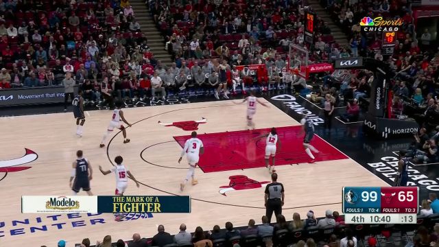 不负所期！格林高难度极限传球助攻东契奇弧顶三分精准入网