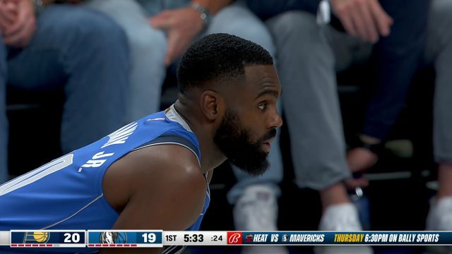 NBA常规赛：步行者vs独行侠第1节中文解说回放