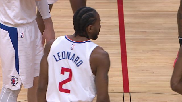 快船103-95热火 莱昂纳德哈登联手发力击败热火取得三连胜