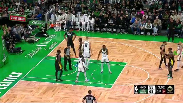 NBA常规赛：步行者vs凯尔特人第2节中文解说回放