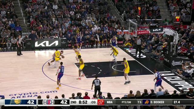 哈登吸引火力送妙传 威少接球上篮不费吹灰之力