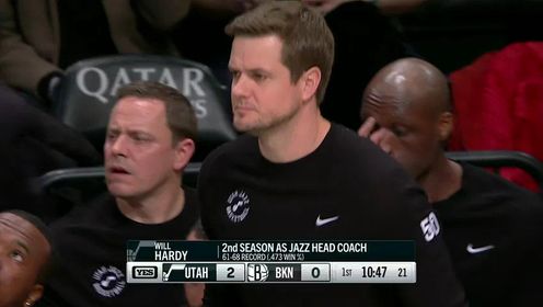 《NBA全场集锦》【回放】爵士vs篮网第1节英文原声回放
