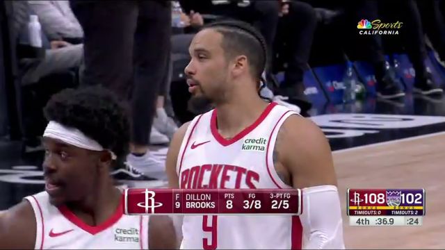  NBA常规赛：火箭vs国王第4节中文解说回放