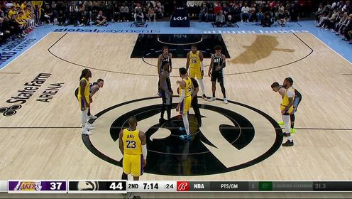 《NBA全场集锦》【回放】湖人vs老鹰第2节中文解说回放