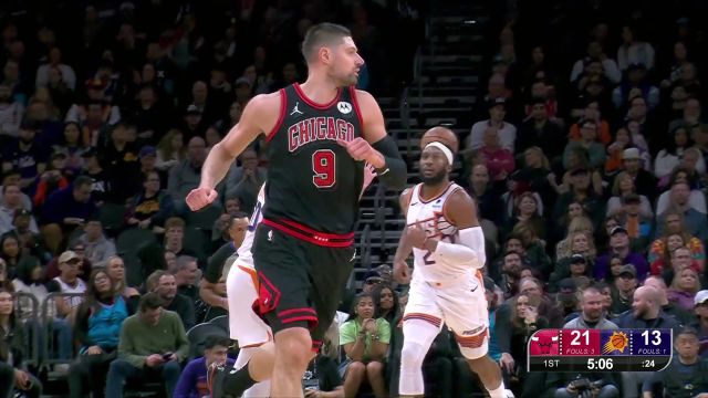 进攻端保证稳定输出 武切维奇连续两记中投扩大分差