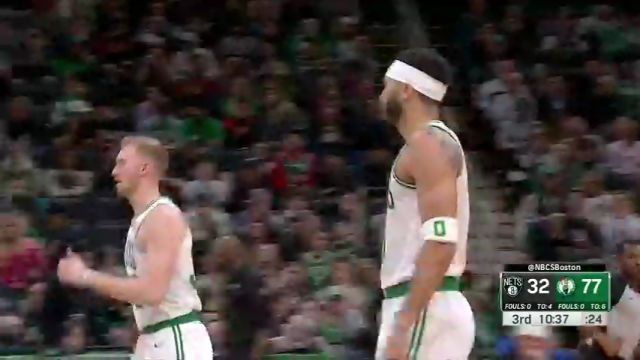 NBA常规赛：篮网vs凯尔特人英文原声全场回放
