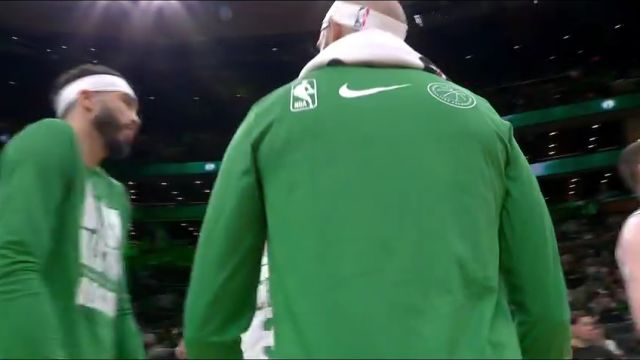 NBA常规赛：篮网vs凯尔特人第4节中解说回放