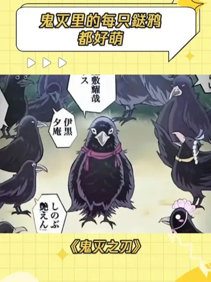 鬼杀队的每只鎹鸦都好萌#鬼灭之刃#鹅滴神片_高清1080P在线观看平台_腾讯视频